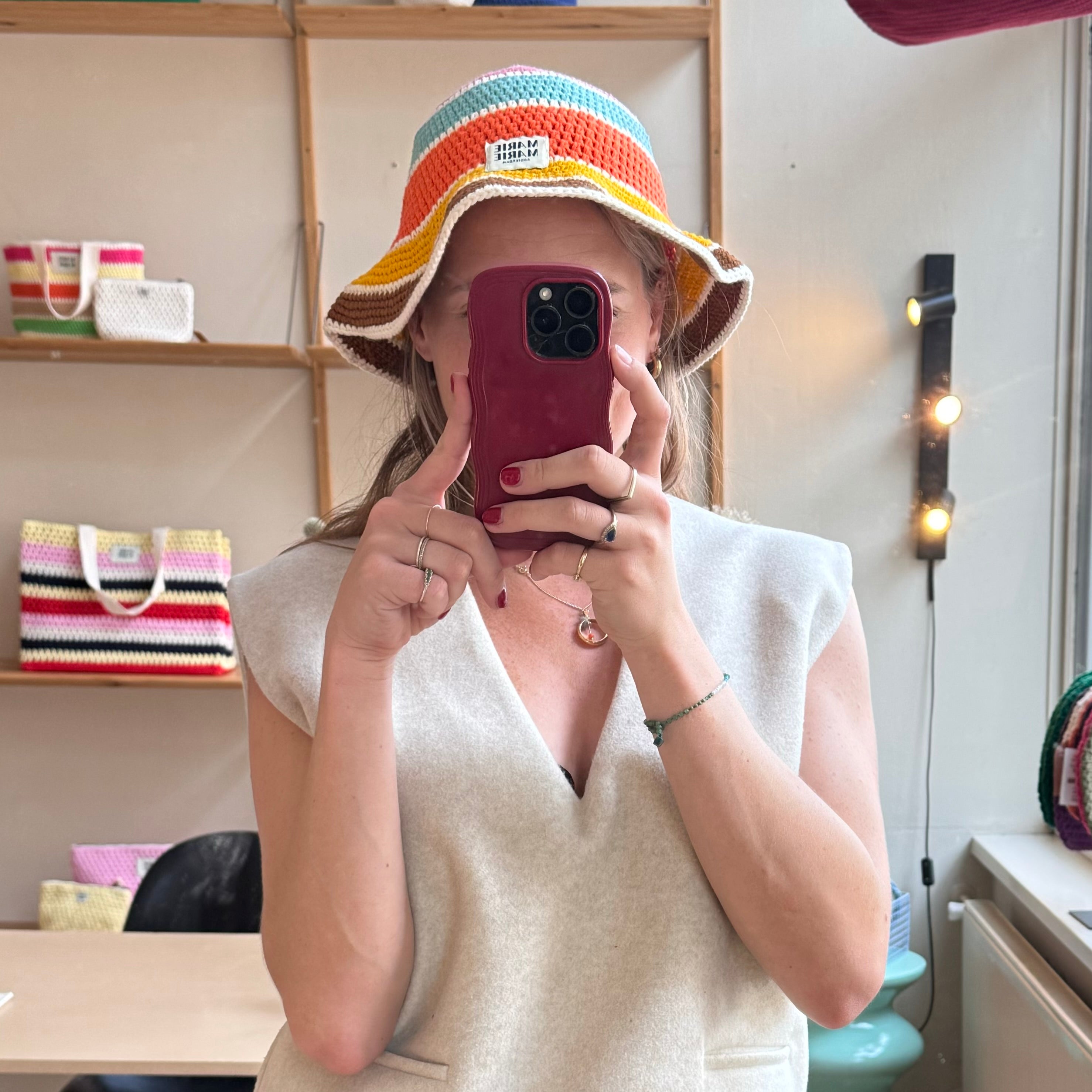 Moi crochet bucket hat
