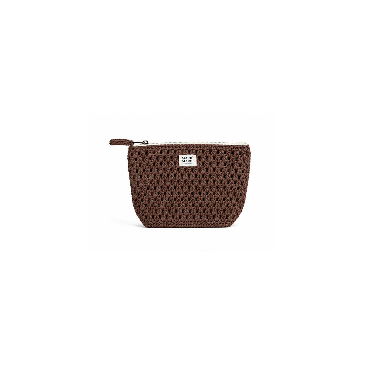 Chocolate - Crochet Pouch Small - MARIE MARIE Amsterdam