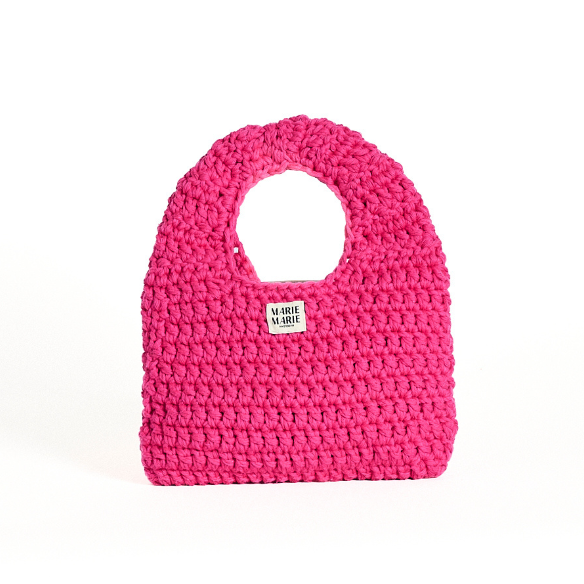 circle bag fuchsia - marie marie amsterdam