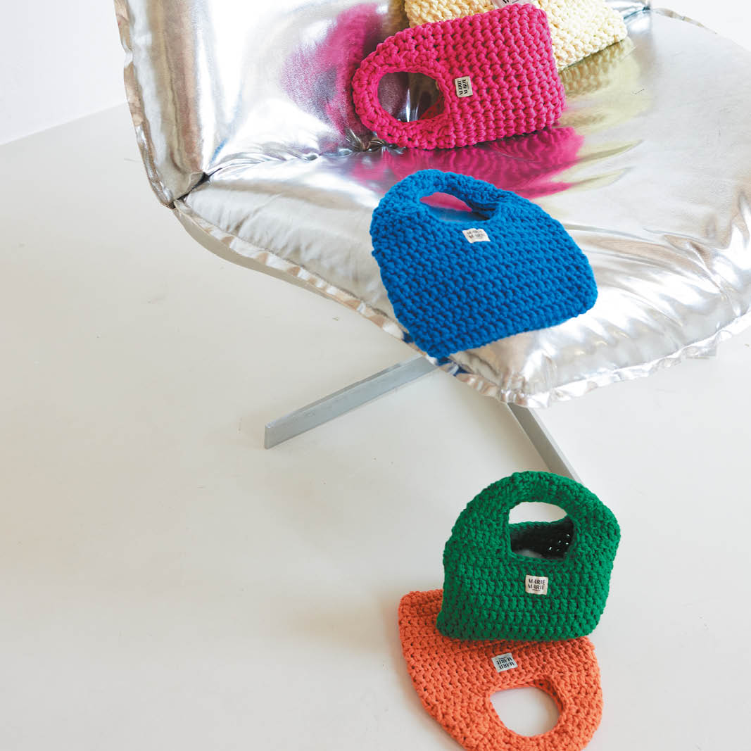 Circle bag kobalt - MARIE MARIE Amsterdam