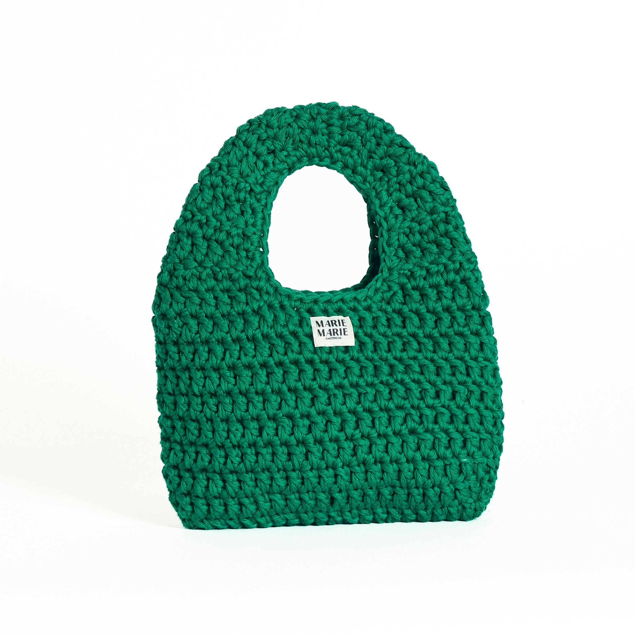 Groene Gehaakte Circle Bag - Circle Crochet Circle Bag