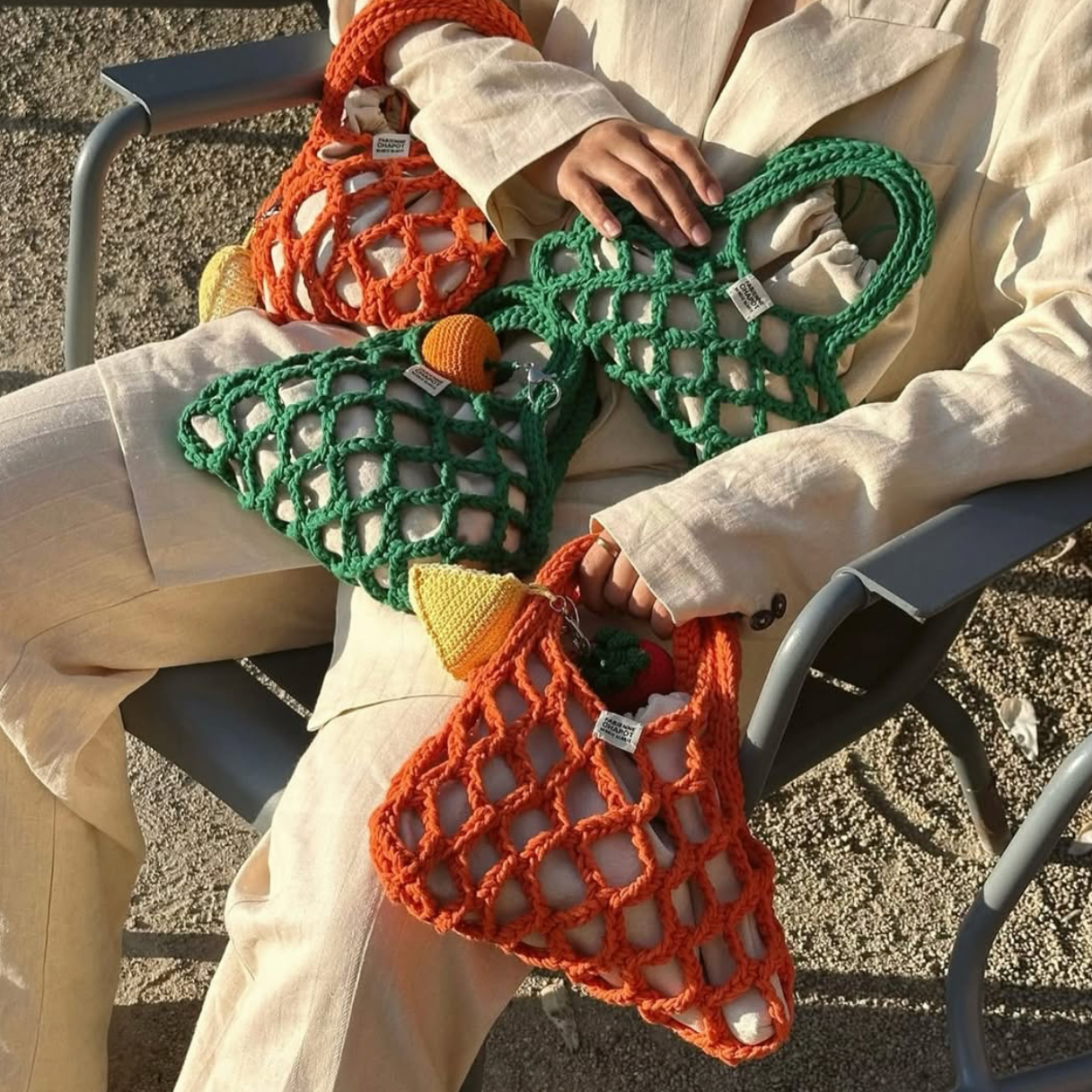 net bag green marie marie amsterdam