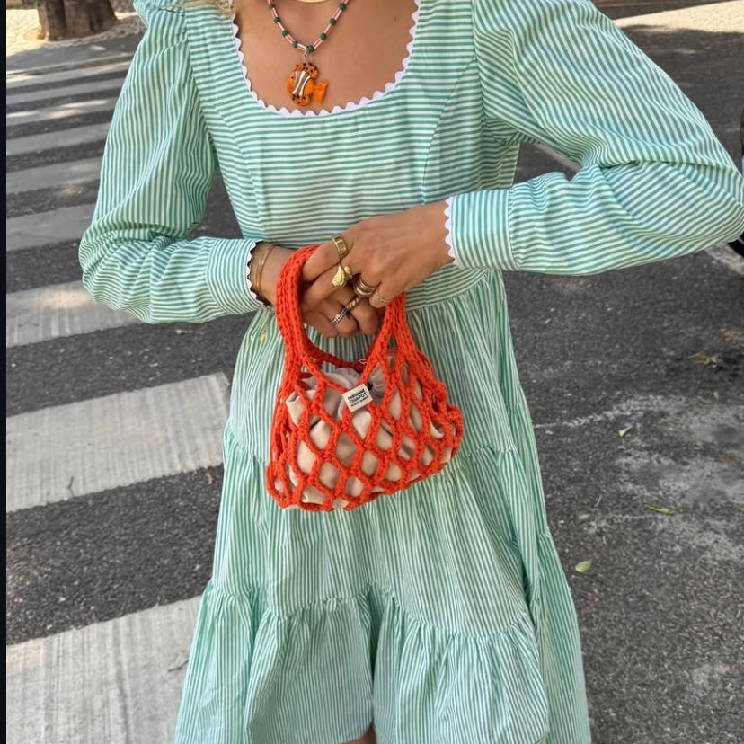 net bag orange marie marie amsterdam