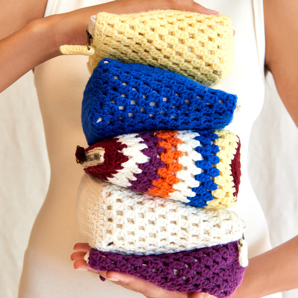 Navy pouch small - MARIE MARIE Amsterdam