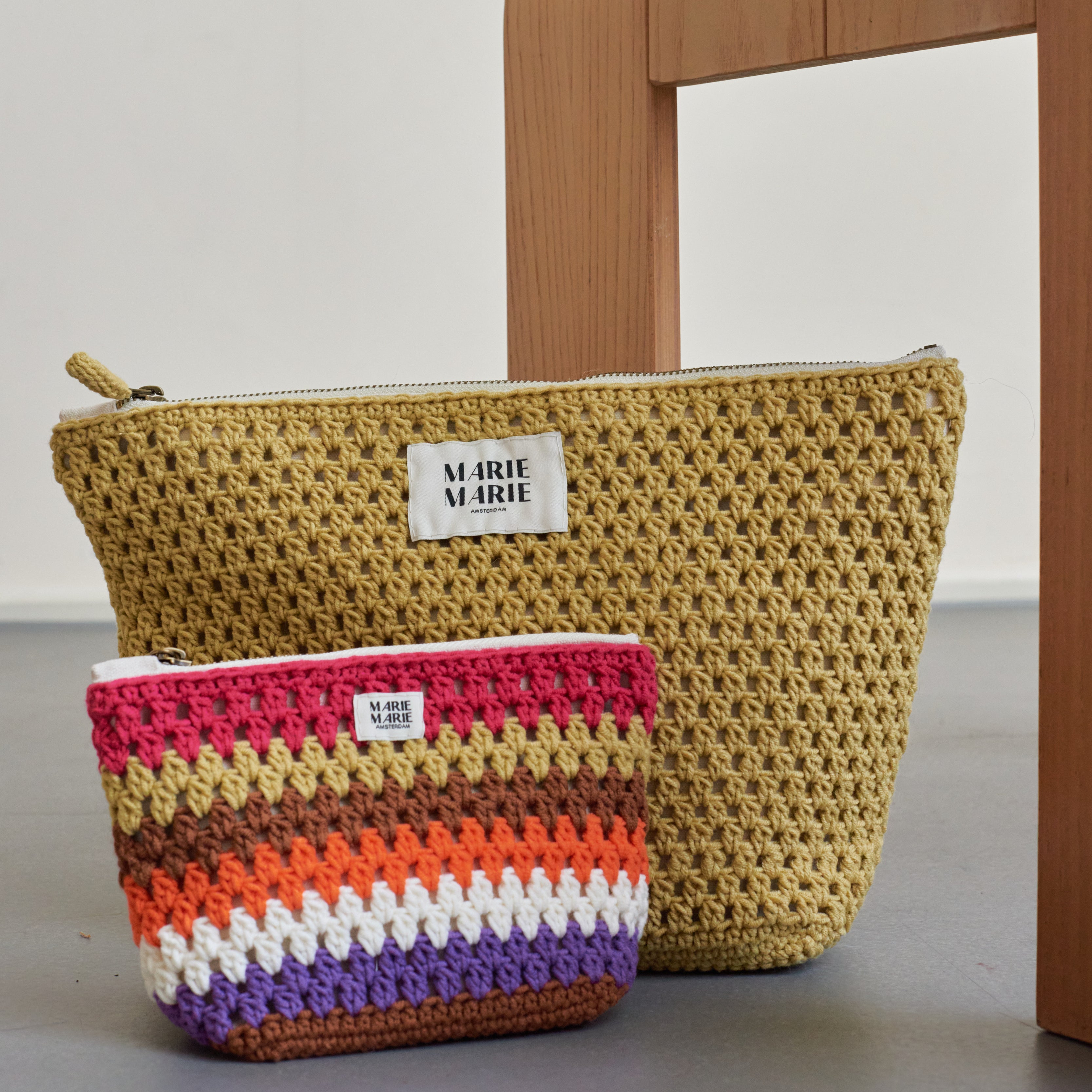 Gold pouch large - MARIE MARIE Amsterdam