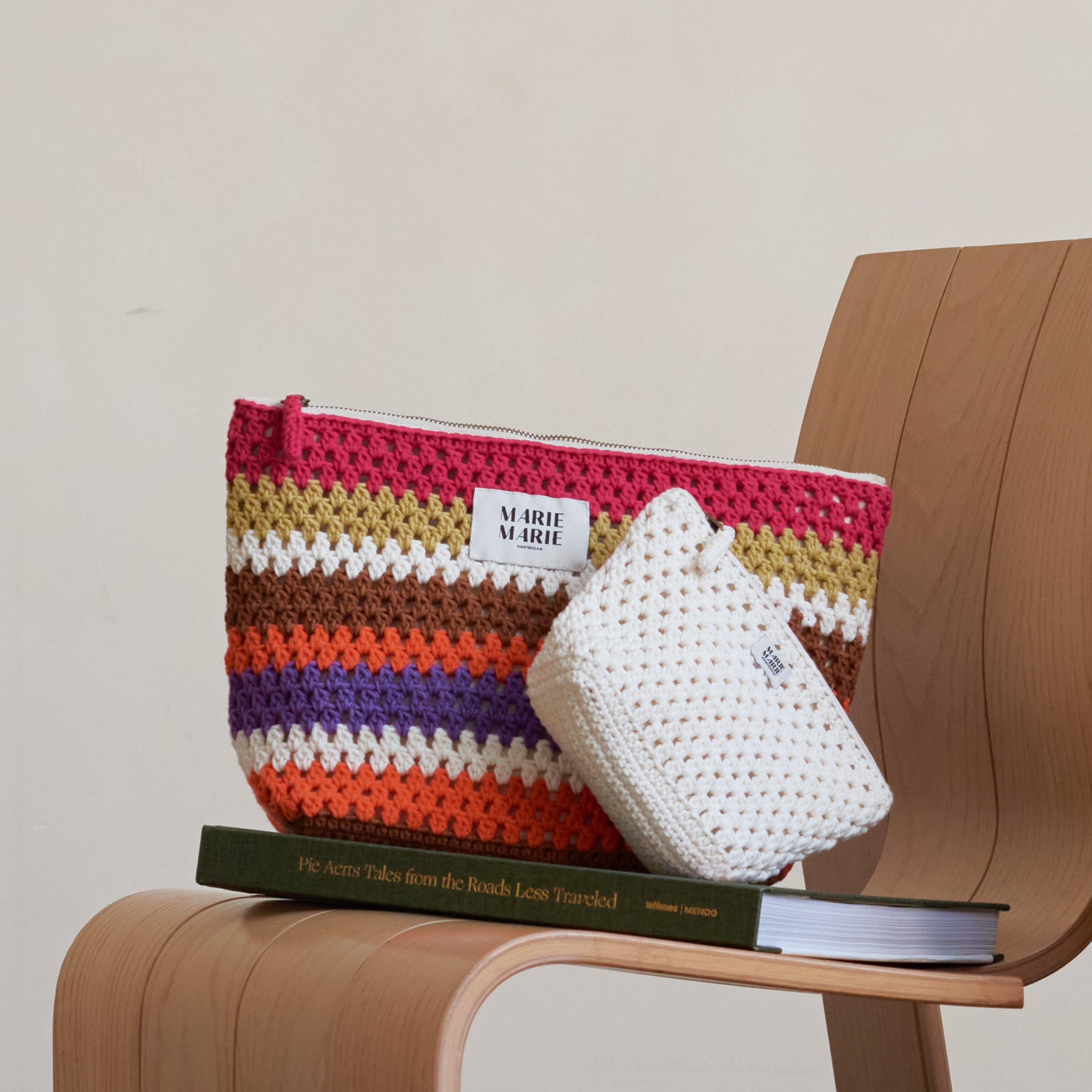 Cream pouch small - MARIE MARIE Amsterdam