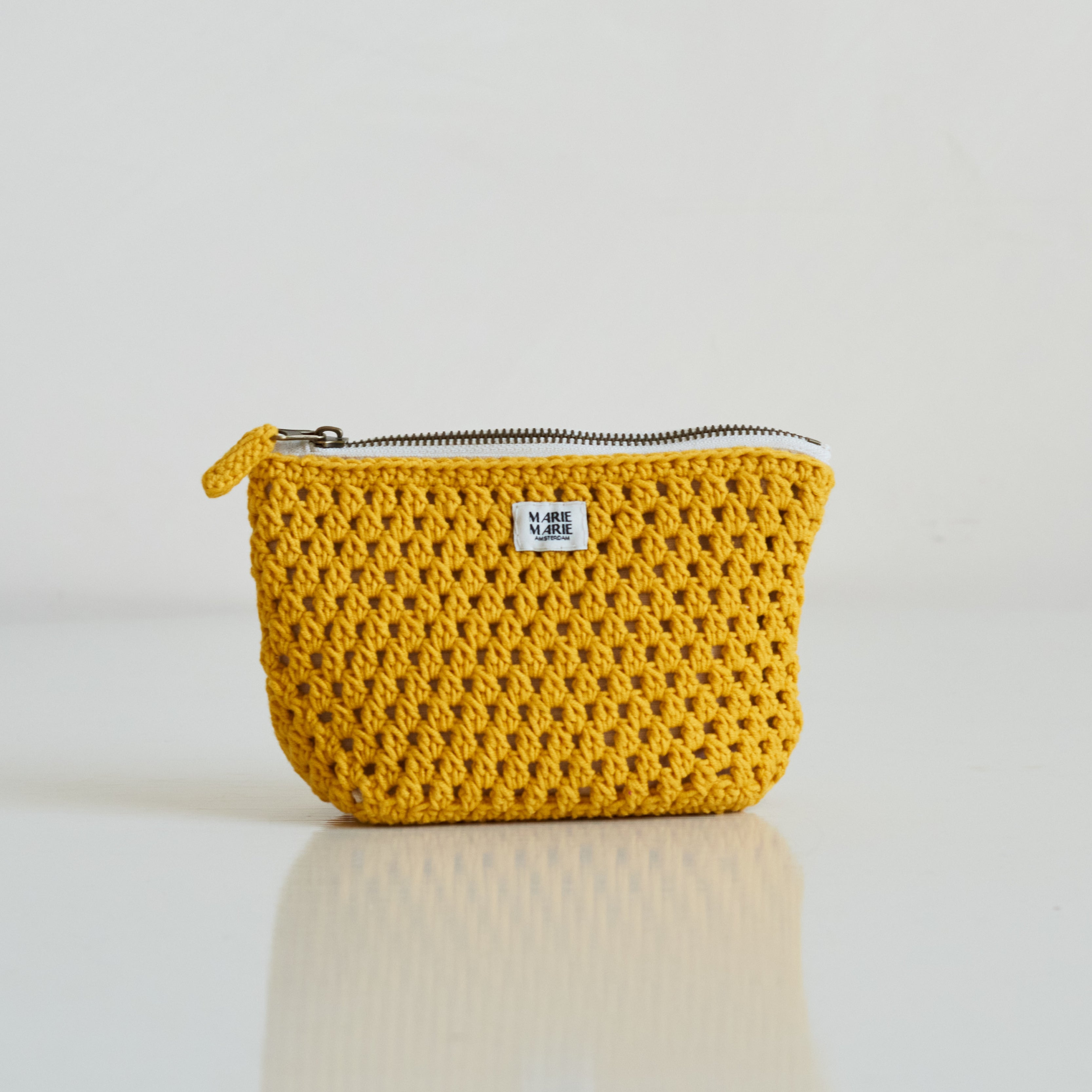 Mustard pouch small - MARIE MARIE Amsterdam