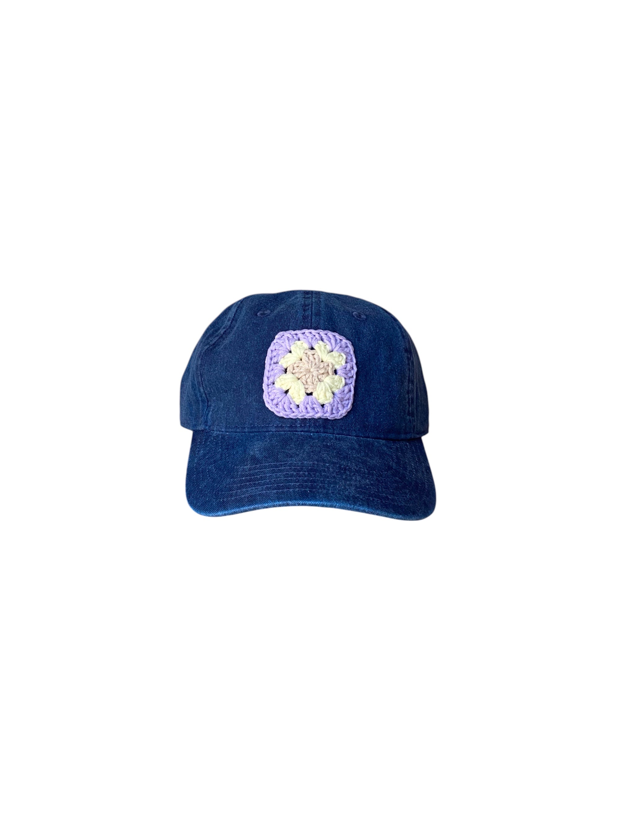 Granny Square Cap Blue