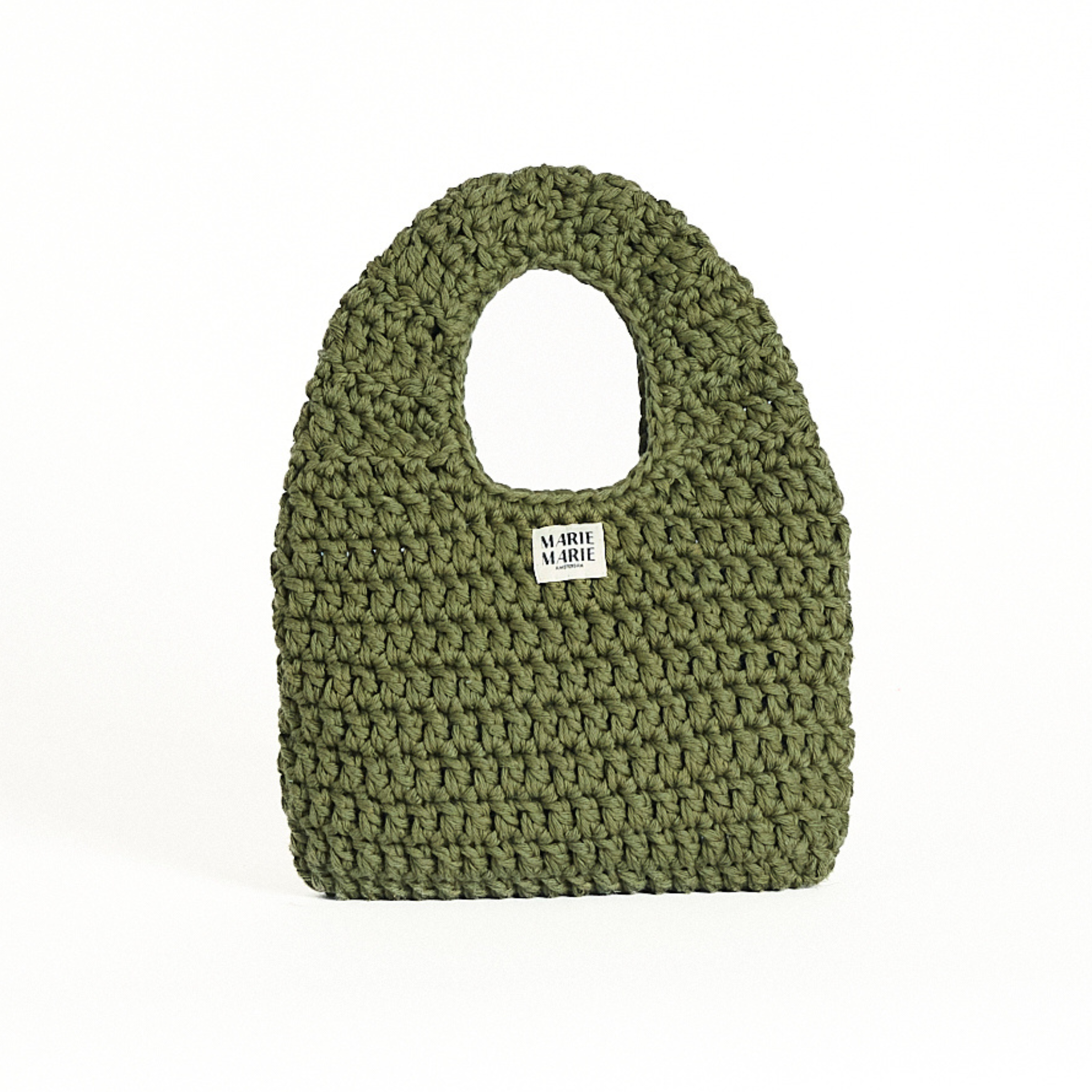 Circle bag olive - MARIE MARIE Amsterdam