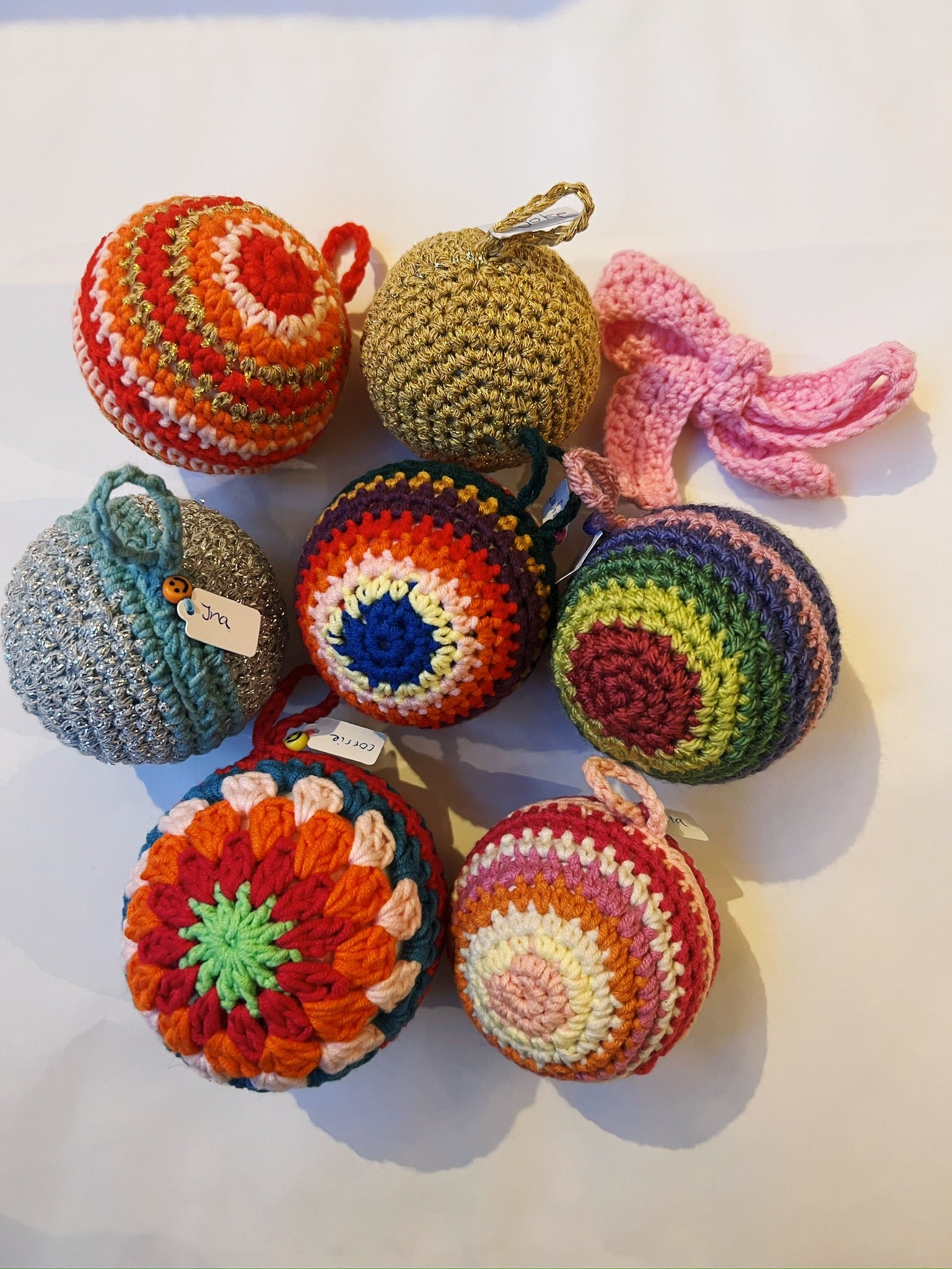 Christmas crochet ornaments