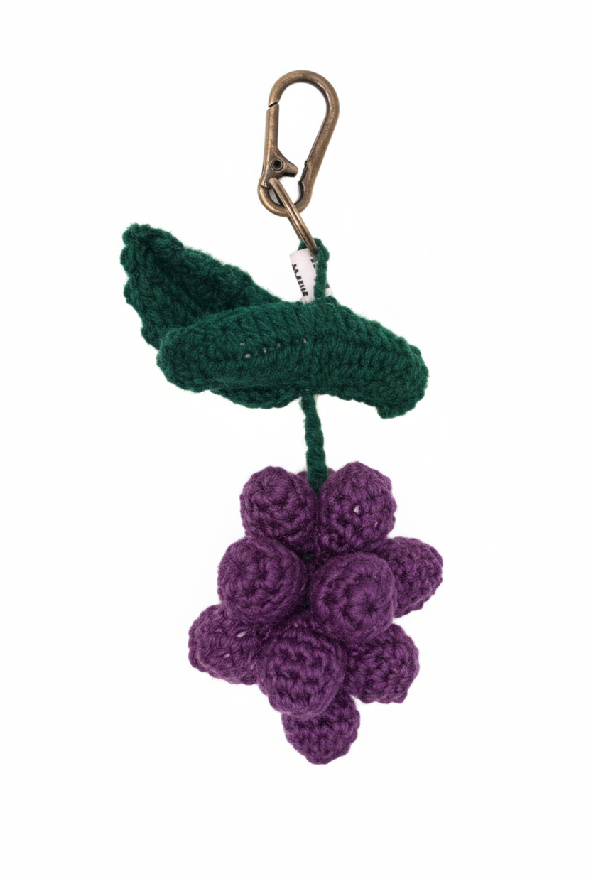Bag Charm grape