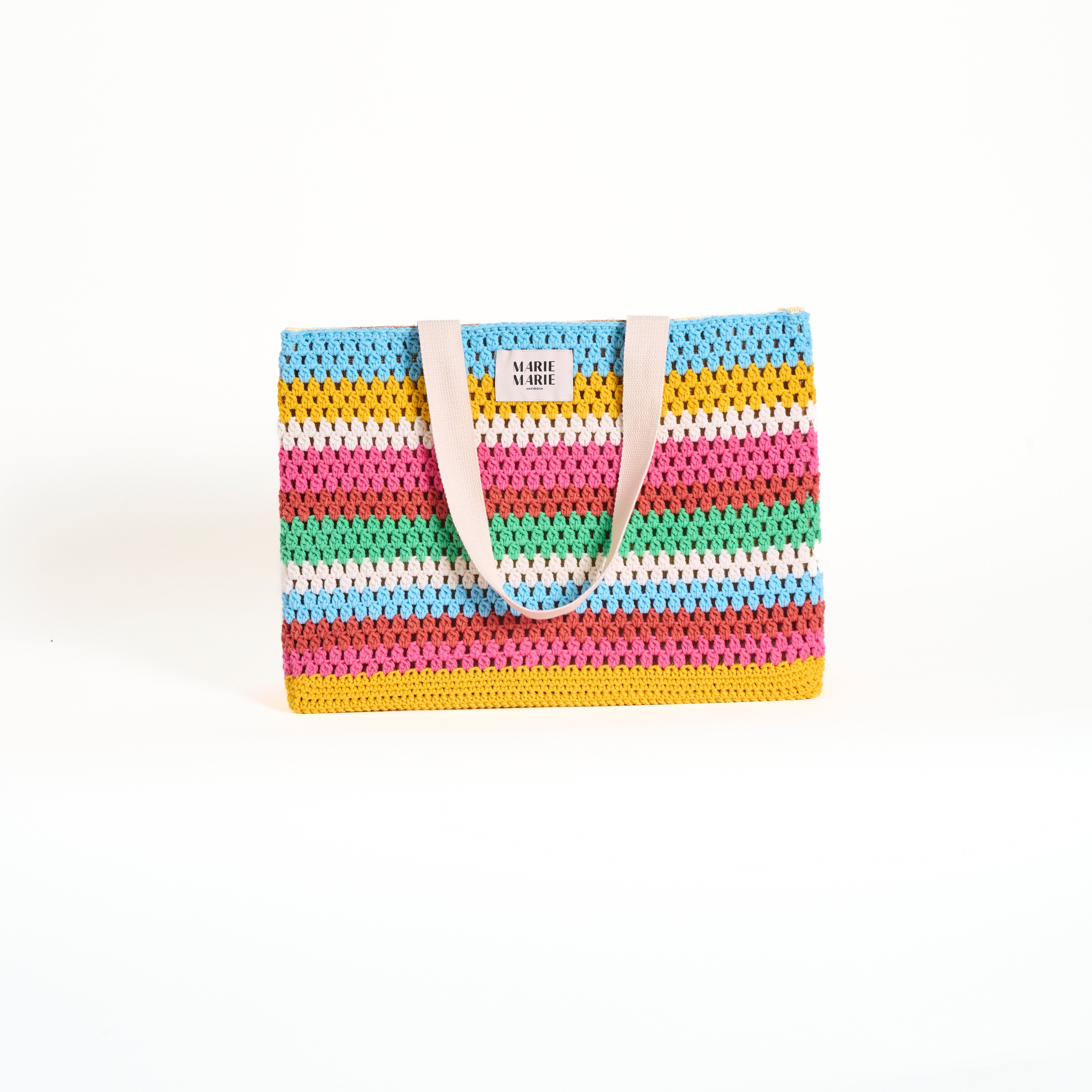 アート・デザイン・音楽 Shopping Bag Ladies Ann Marie Rousseau Muus - Crochet Shopper