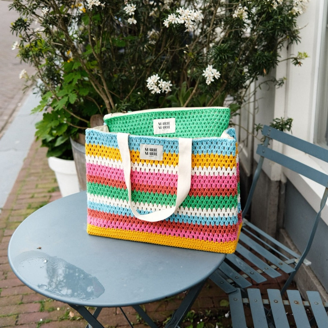 Peony pouch large - MARIE MARIE Amsterdam