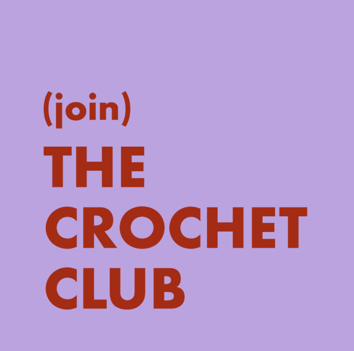 Crochet club | February 9th