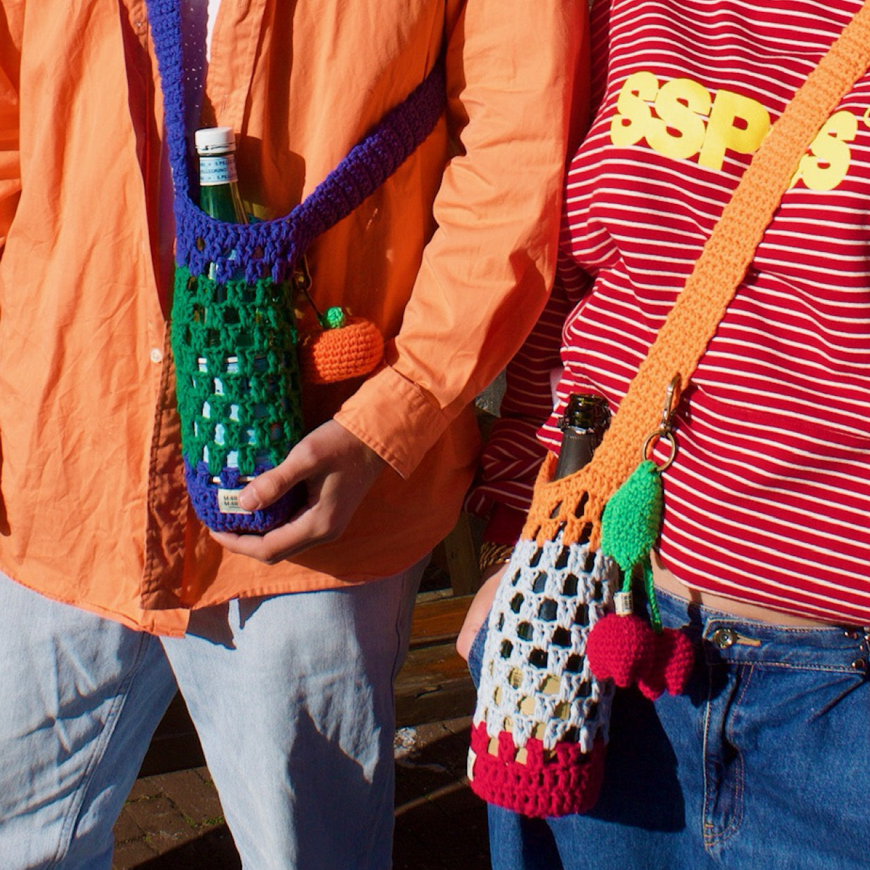 MM X KINGSDAY BOTTLE SLEEVE NAVY | PRE ORDER - MARIE MARIE Amsterdam