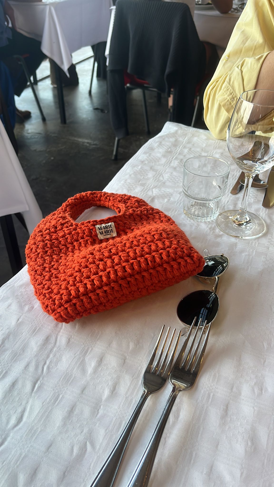 Circle bag brick - MARIE MARIE Amsterdam