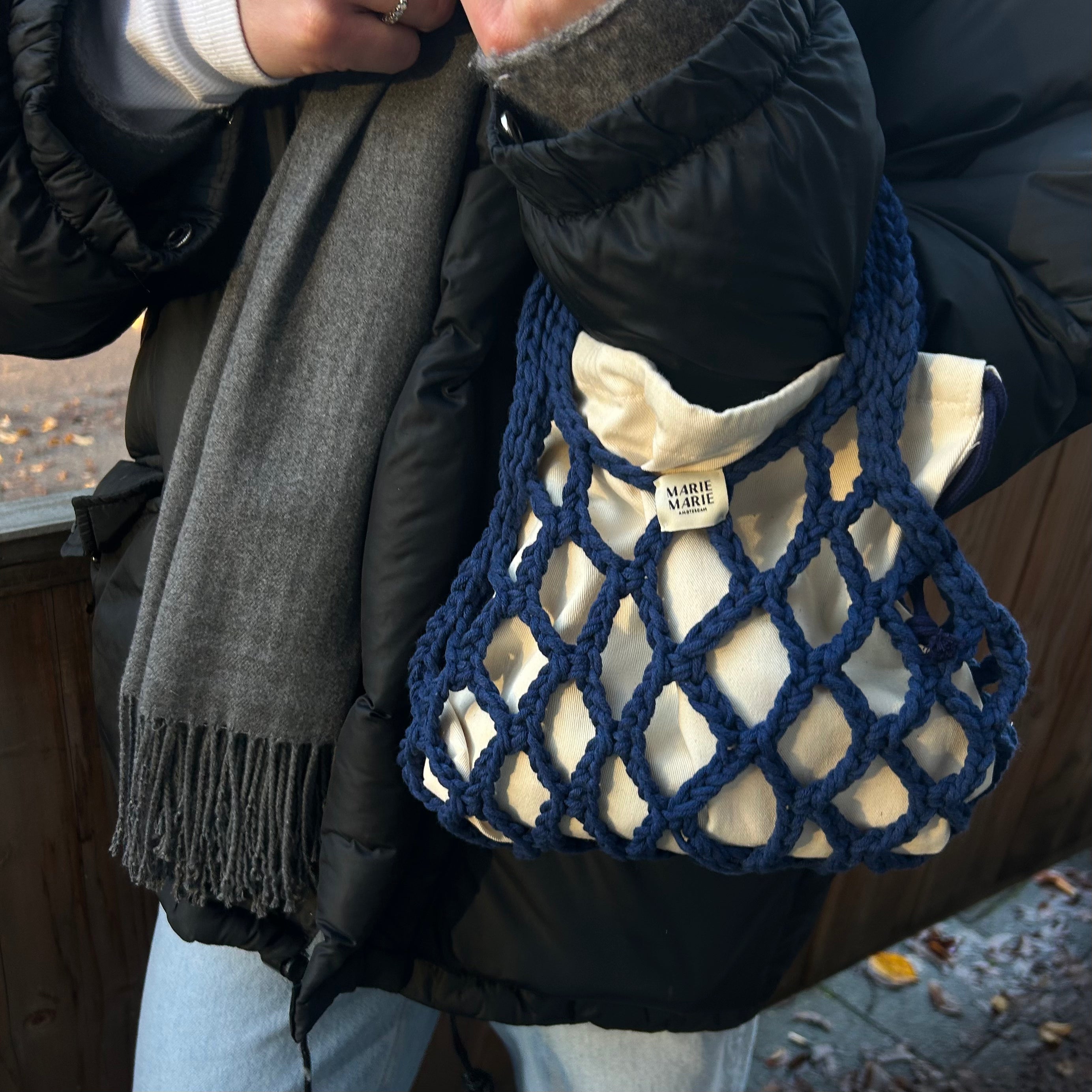 Little fab bag navy - MARIE MARIE Amsterdam