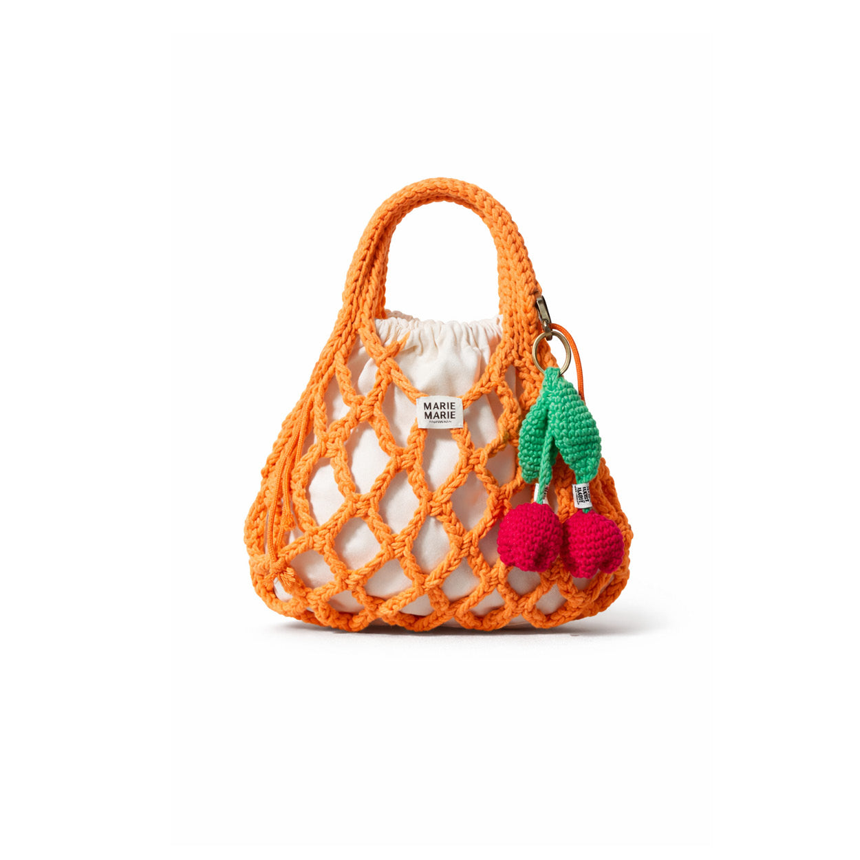 NET BAG ORANGE - MARIE MARIE Amsterdam
