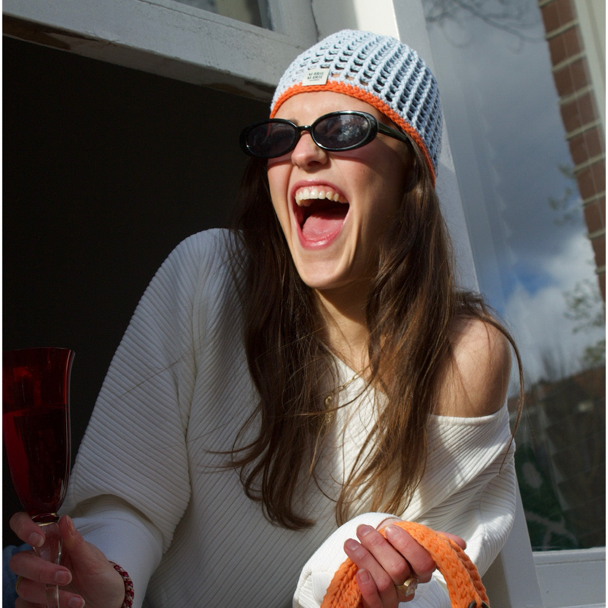 MM X KINGSDAY NET HAT ICY BLUE | PRE ORDER - MARIE MARIE Amsterdam