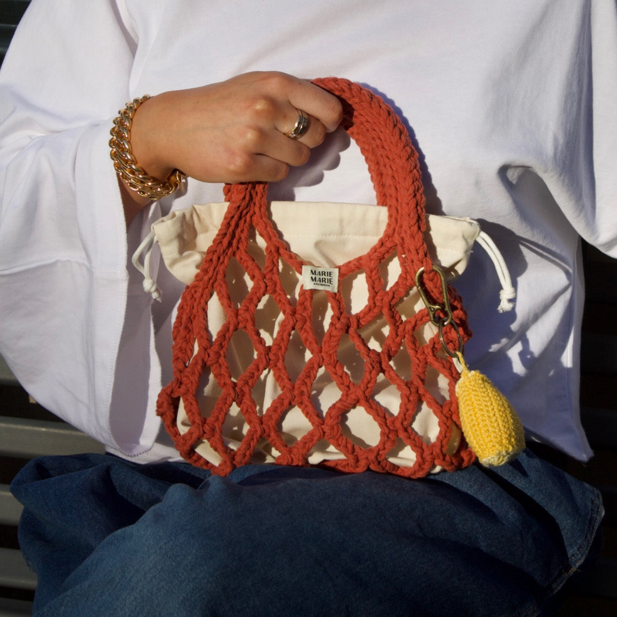 net Bag Brick - Marie Marie Amsterdam